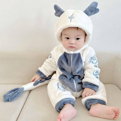 Spring & Autumn Baby Jumpsuit – Soft Bunny Design Newborn Pajamas