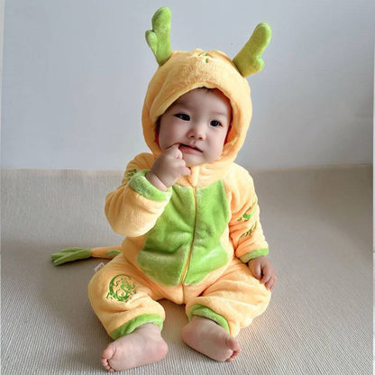 Spring & Autumn Baby Jumpsuit – Soft Bunny Design Newborn Pajamas