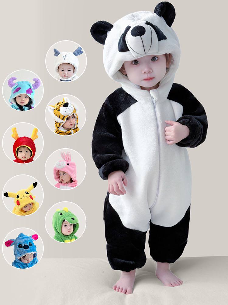Spring & Autumn Baby Jumpsuit – Soft Bunny Design Newborn Pajamas