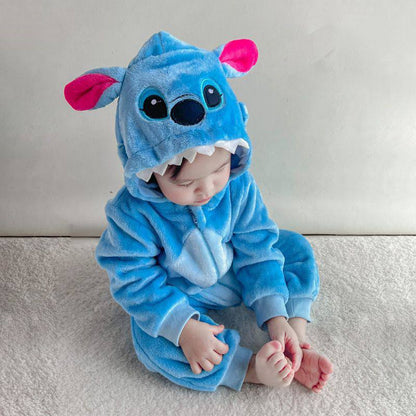 Spring & Autumn Baby Jumpsuit – Soft Bunny Design Newborn Pajamas