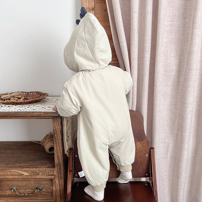 Cute Cartoon Baby Jumpsuit – Long-Sleeve Autumn & Winter Outfit for Baby Boys 👶