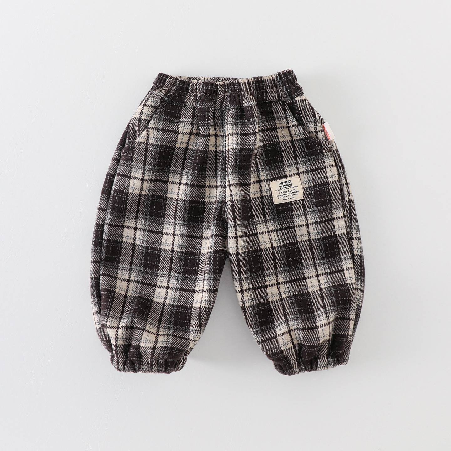 Baby Boy Quilted Long-Sleeve Two-Piece Set – Autumn/Winter Cartoon Outfit