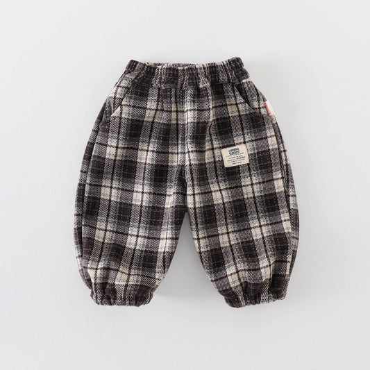 Baby Boy Quilted Long-Sleeve Two-Piece Set – Autumn/Winter Cartoon Outfit