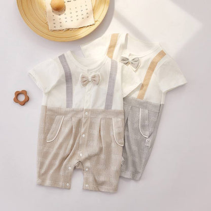 Lightweight Summer Baby Jumpsuit – Soft One-Piece Climbing Suit