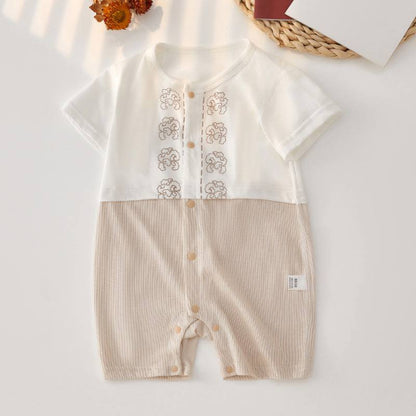 Lightweight Summer Baby Jumpsuit – Soft One-Piece Climbing Suit