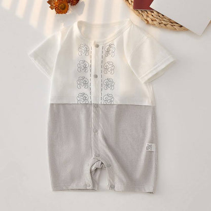 Lightweight Summer Baby Jumpsuit – Soft One-Piece Climbing Suit