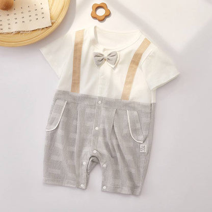 Lightweight Summer Baby Jumpsuit – Soft One-Piece Climbing Suit