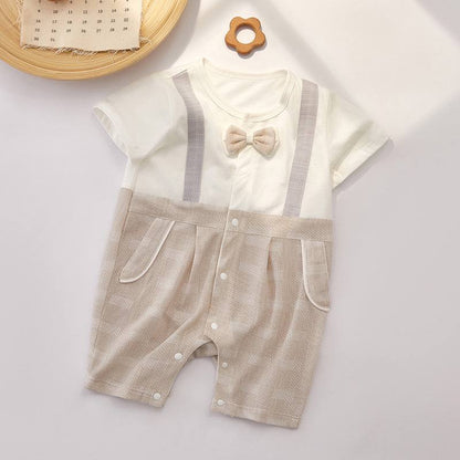 Lightweight Summer Baby Jumpsuit – Soft One-Piece Climbing Suit